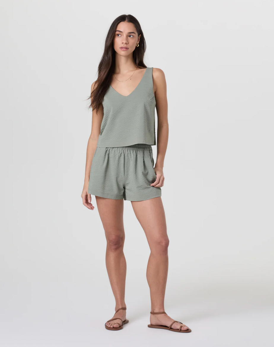 Camisole Tank texturée  – Femme || Villa Textured Crop Tank - W's