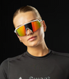 Lunettes Ronin RIG Reflect – Blanc mat / Topaze || Ronin RIG Reflect Eyewear- Matte White/Topaz