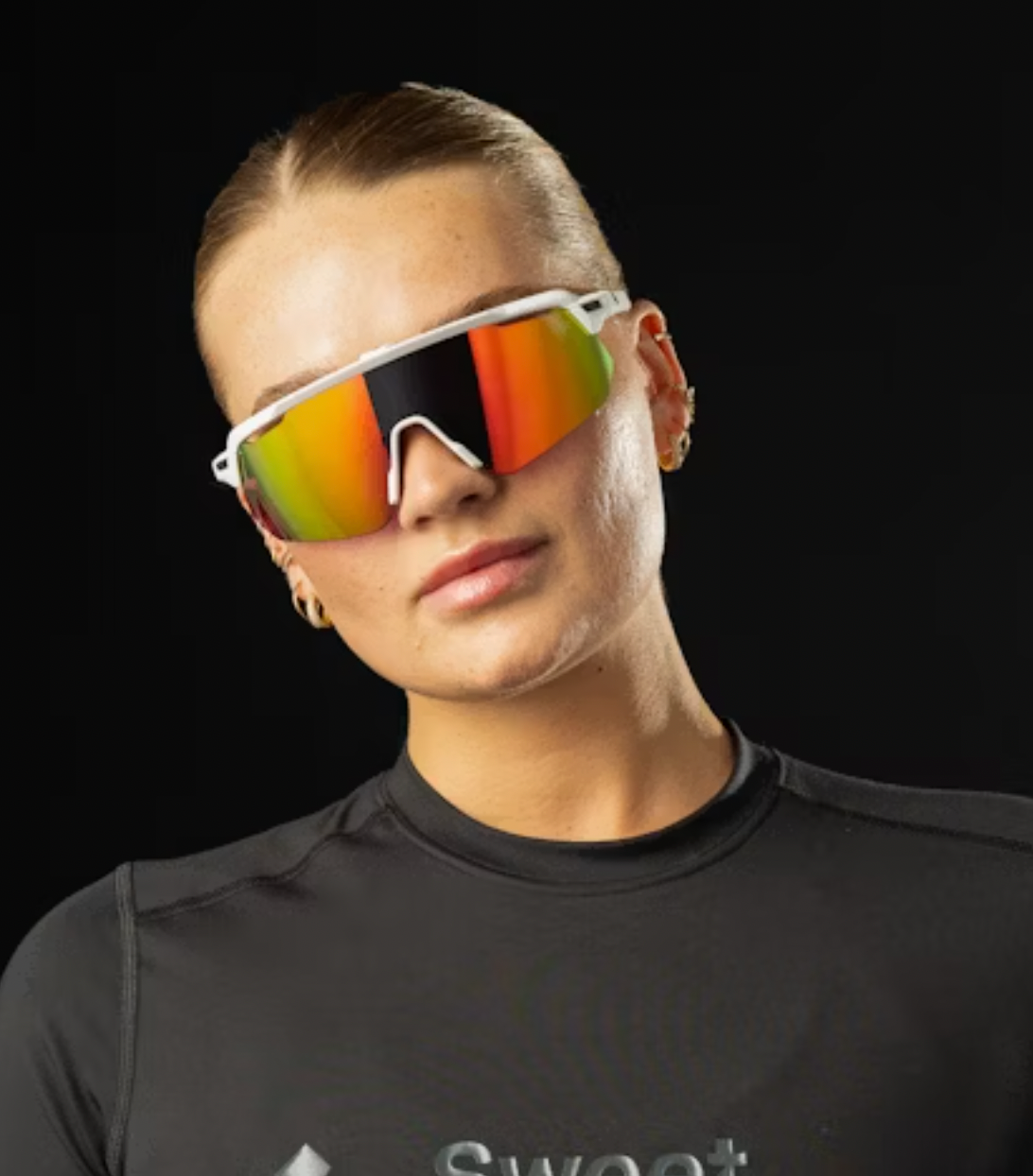 Lunettes Ronin RIG Reflect – Blanc mat / Topaze || Ronin RIG Reflect Eyewear- Matte White/Topaz