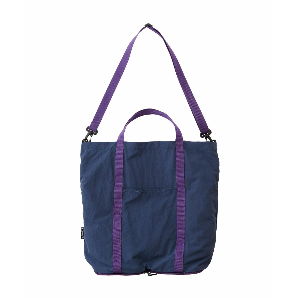 Sac Tote Compactable en Nylon - Bleu Foncé