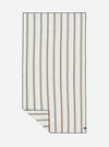 Serviette rayée à séchage rapide Baja  – Crème || Baja Stripe Perf. Quick-Dry Towel - Cream