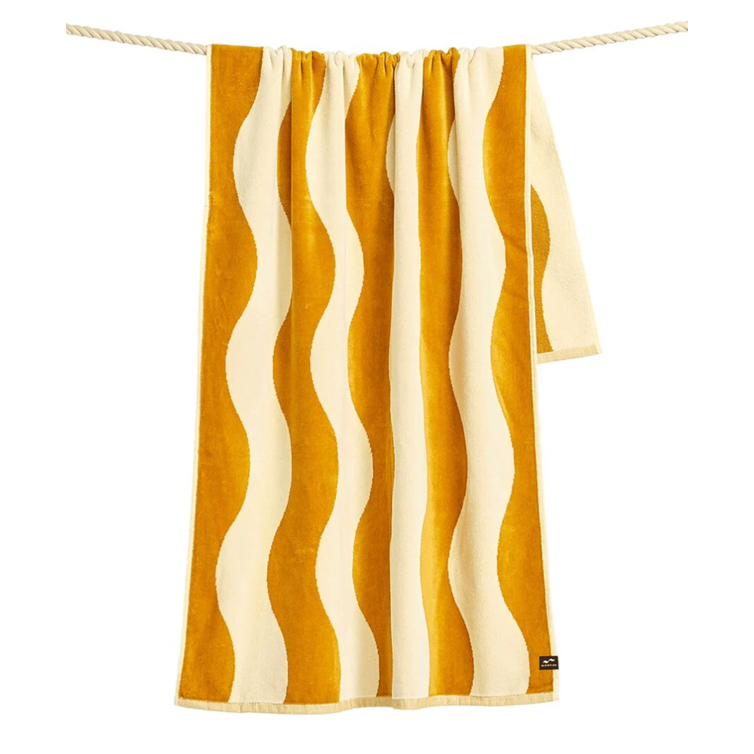 Serviette de plage rayée Slowtide – Brush