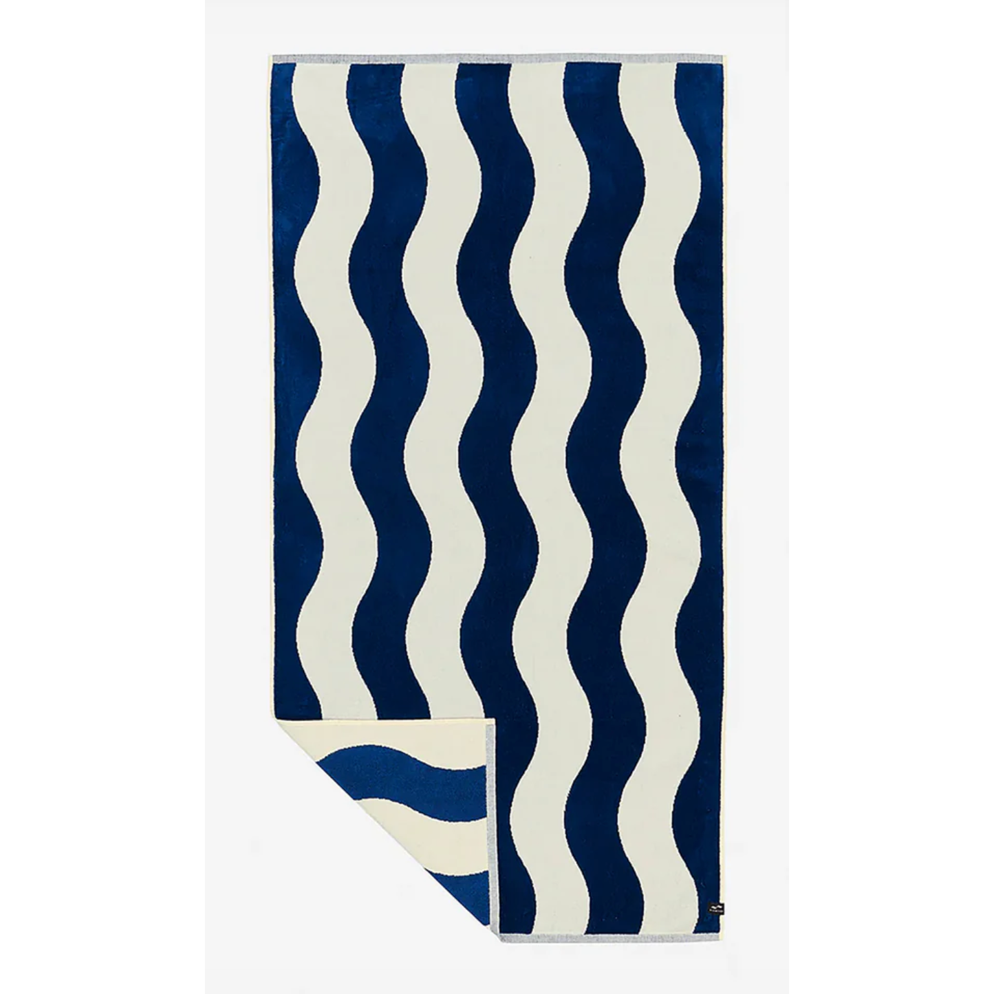 Serviette de plage rayée Slowtide – Deep pool