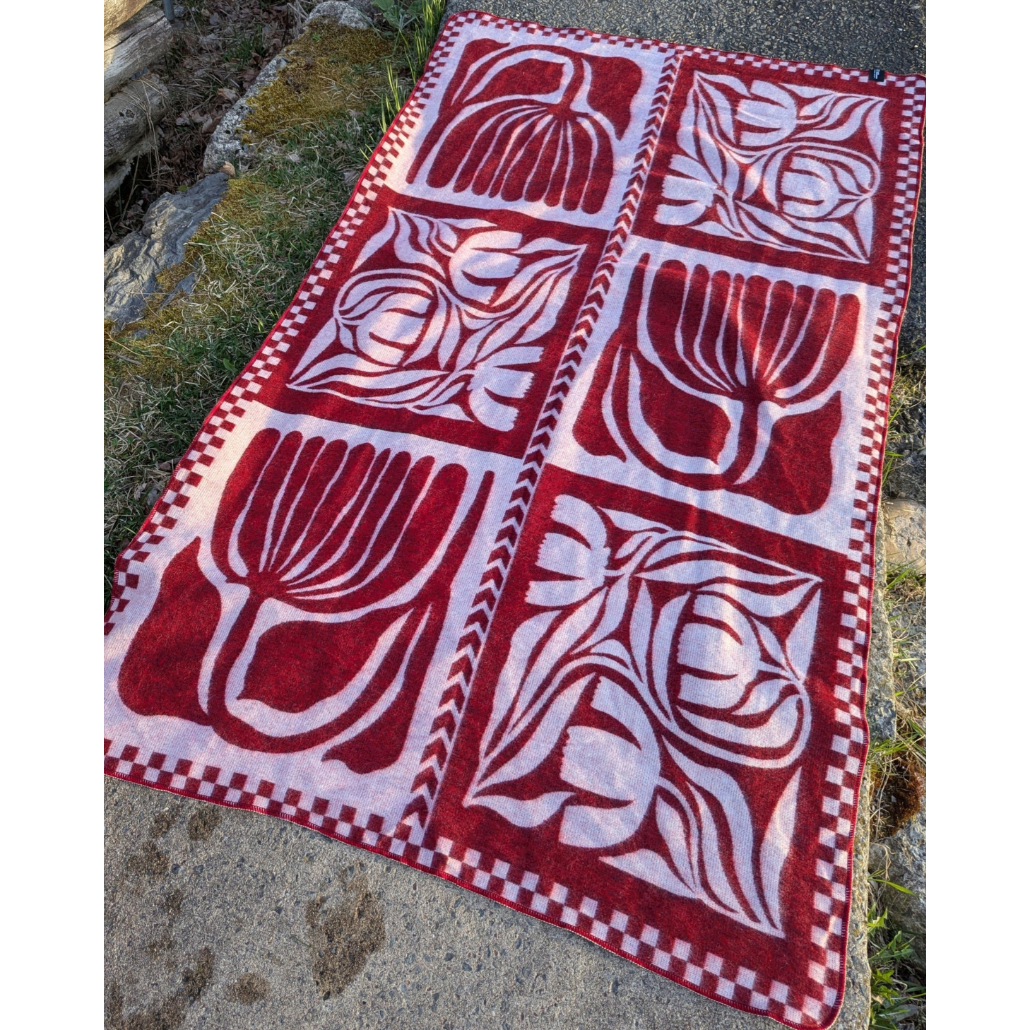 Couverture à fleurs — Fleurie