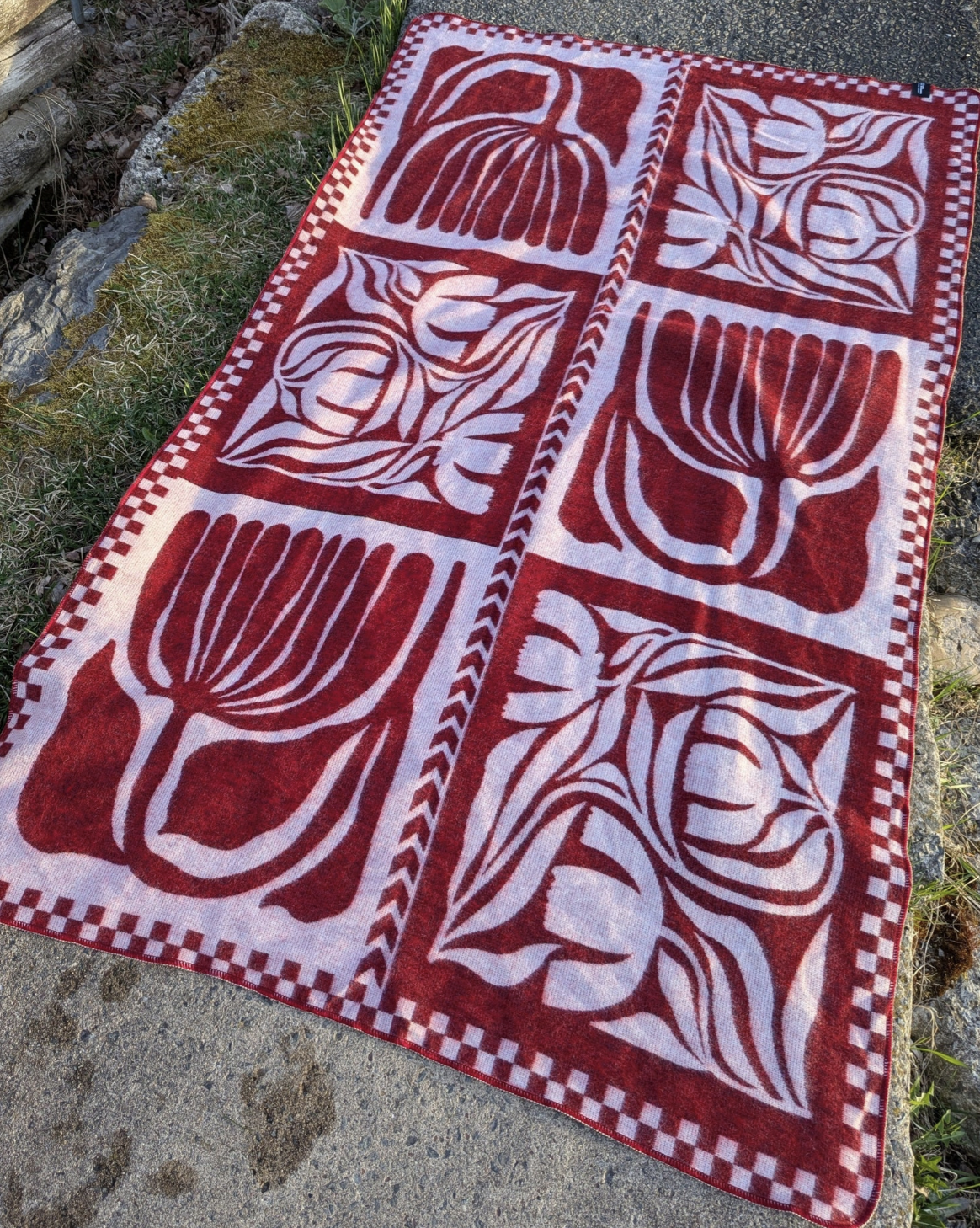 Couverture à fleurs — Fleurie || Flowers Blanket - Fleurie