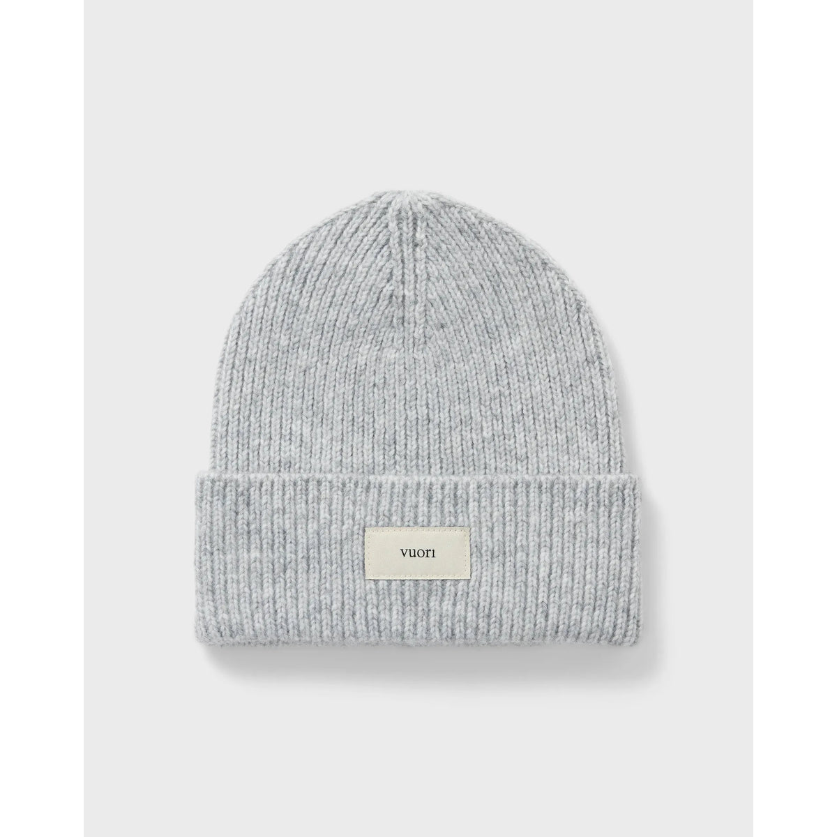 Label Beanie 2.0 - Pale Grey Heather