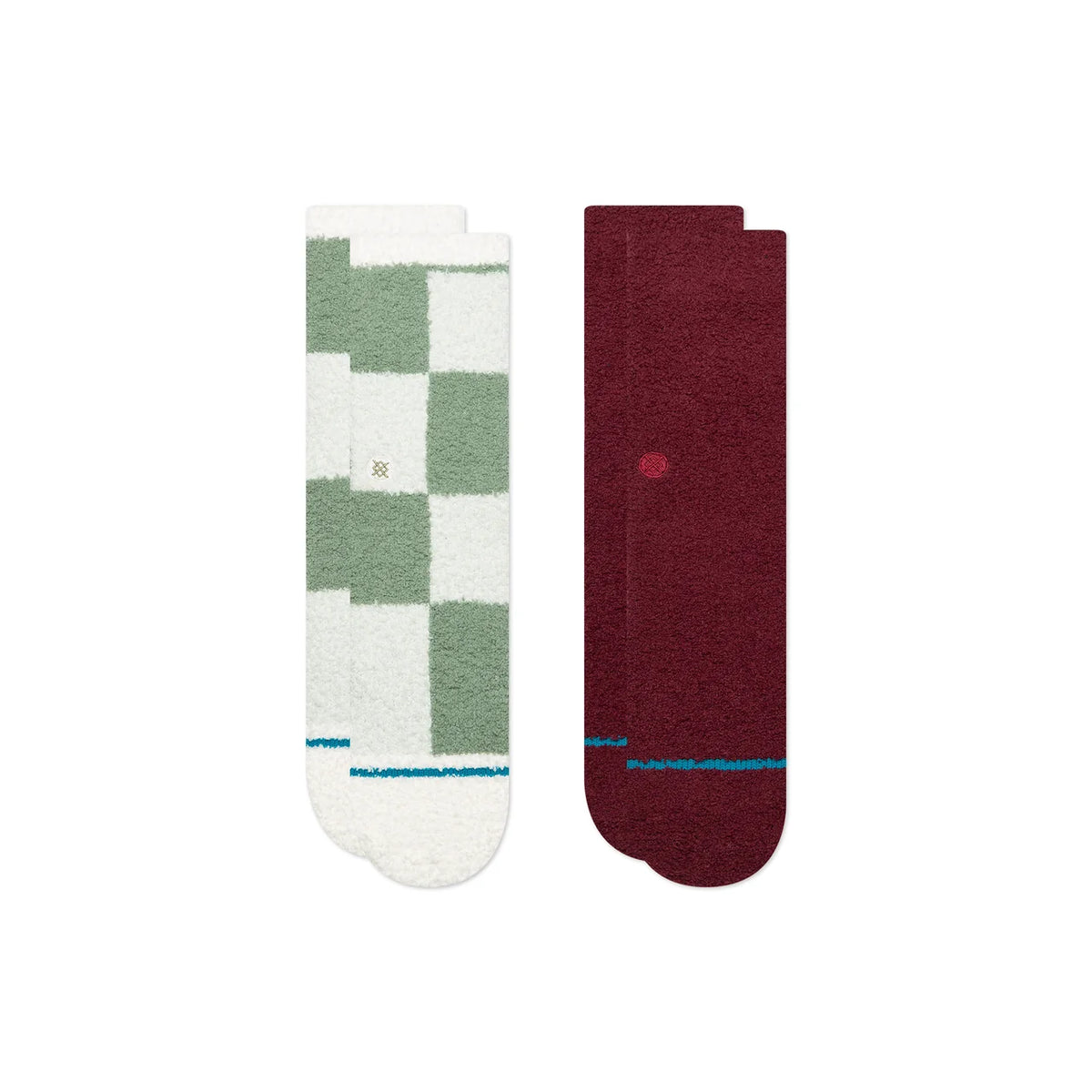 Chaussettes mi-mollet patchwork - Femmes