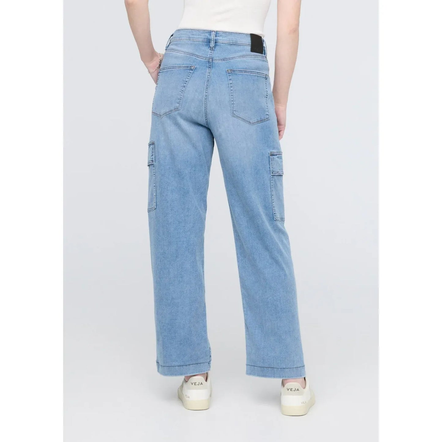 Perf. Denim Lite High Rise Cargo - Femmes