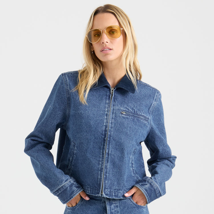 Veste en denim HWY 1 - Femmes
