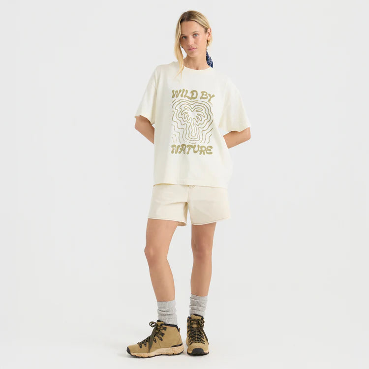 T-shirt premium oversize Wild By Nature - Femmes