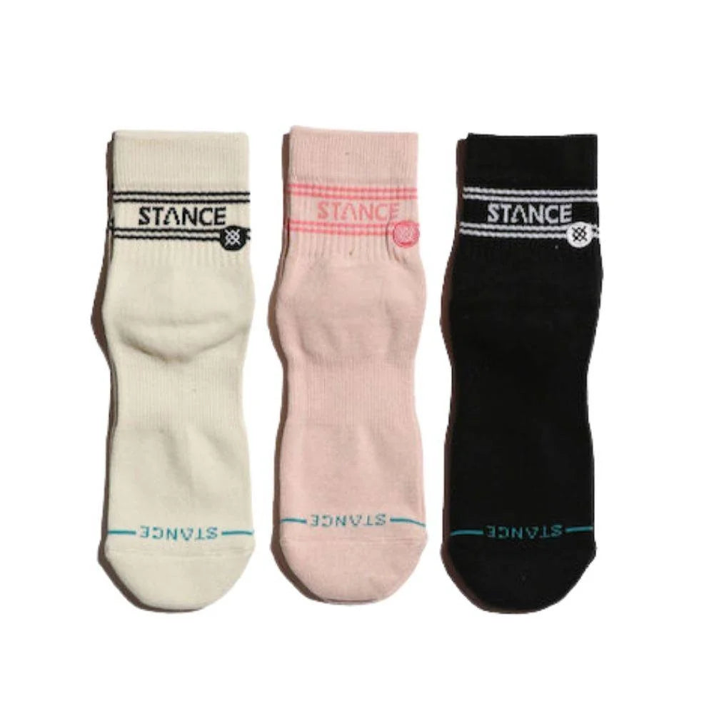 Lot de 3 paires de chaussettes Stance Basic Quarter - Unisexe