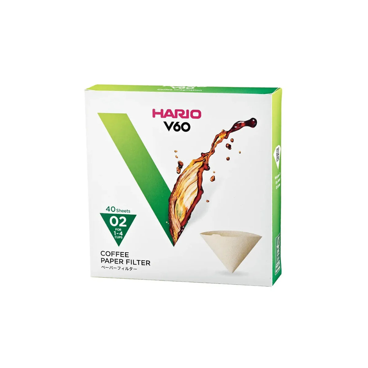 Filtres HARIO V60-02 (paquet de 40)