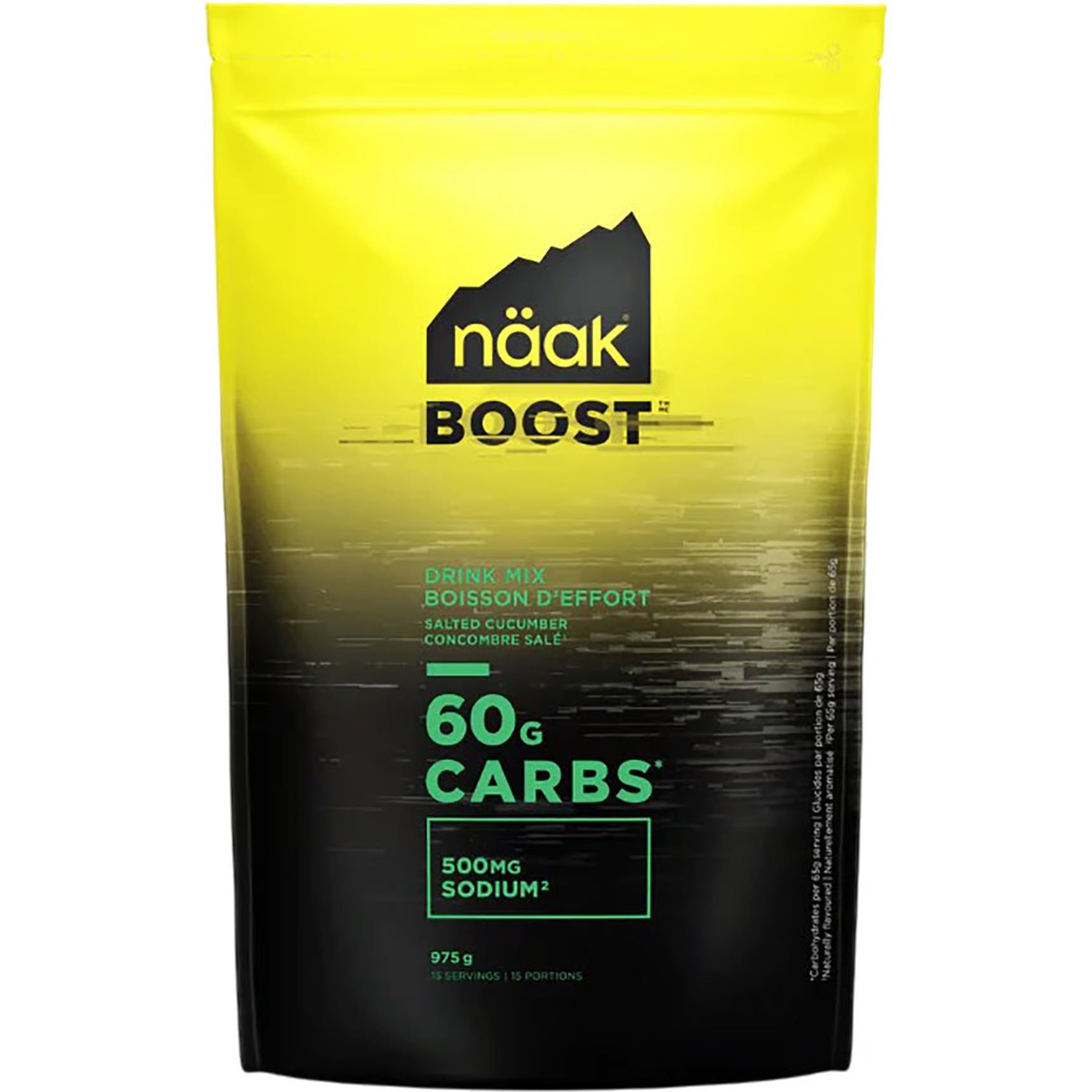 Sachet de 975 g de préparation pour boisson énergisante au concombre salé