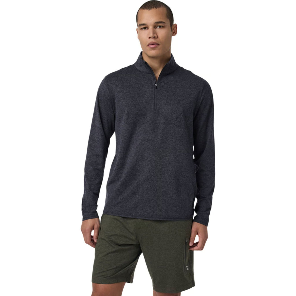 Pull Ponto à demi-zip et col montant - Hommes