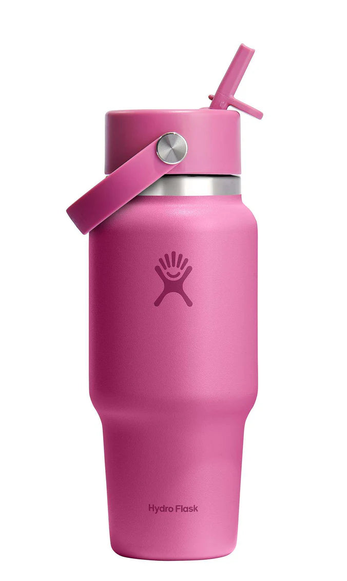 Gourde isotherme 946 ml avec paille Flex – Large ouverture