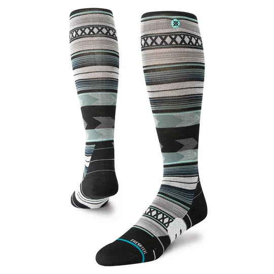 Bas de Ski en mérino SN BARON SNOW - Teal||Merino Ski Socks SN BARON SNOW - Teal