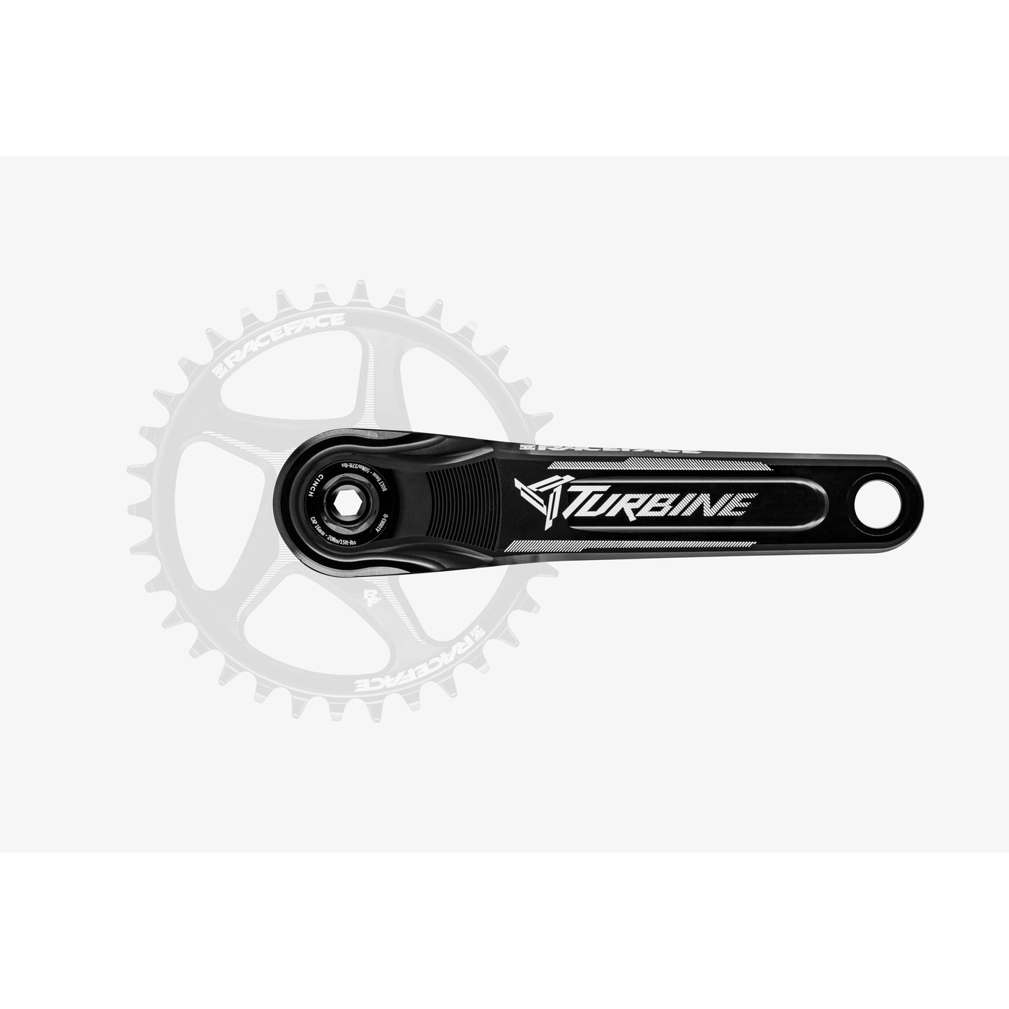 Turbine crankset, 175mm/136