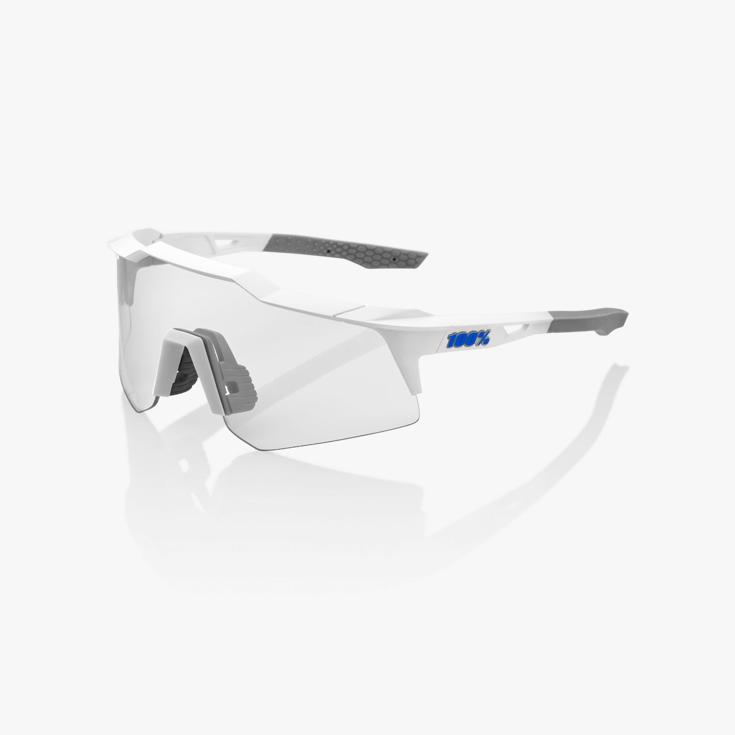 Speedcraft XS - White - Blue Mirror Lens