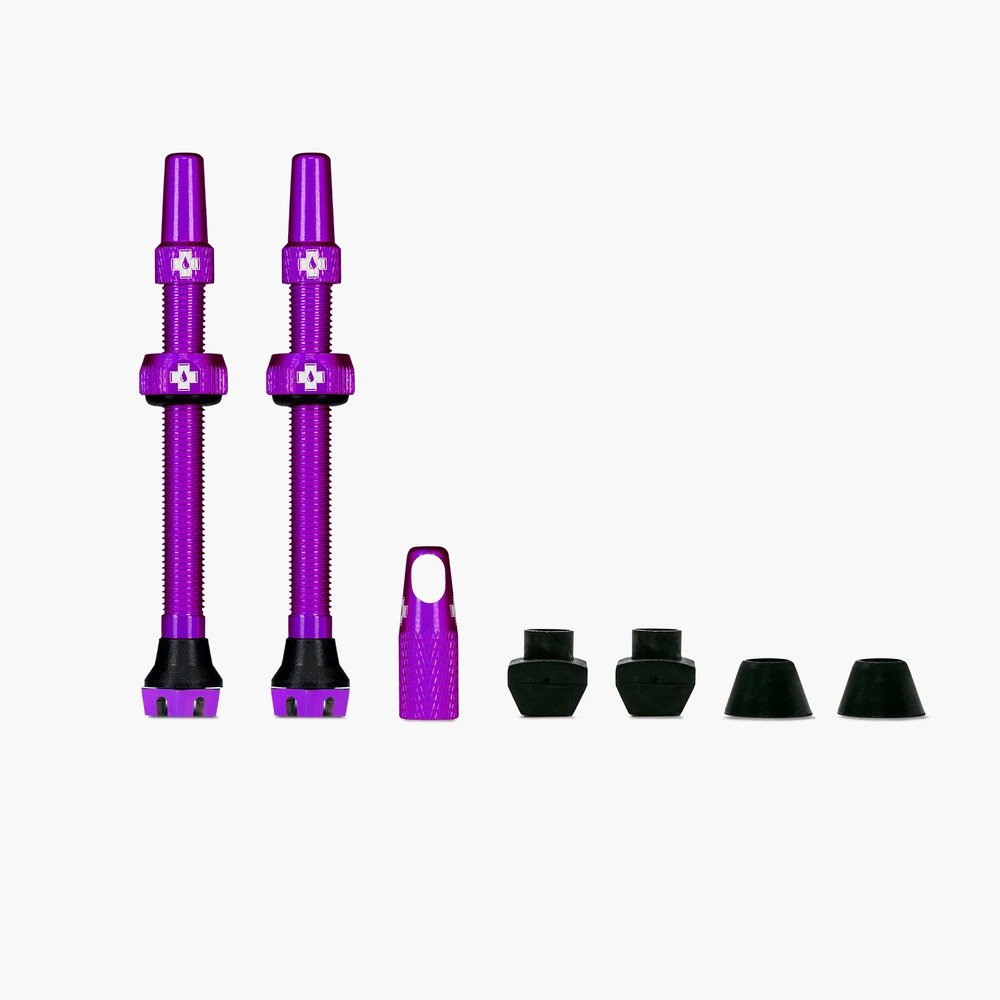 Paire De Valves Tubeless Presta V2, 44mm, Mauve